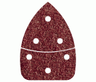 6 hojas abrasivas adhesivas corindón de grano 80 de 98 x 139 mm