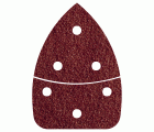 6 hojas abrasivas adhesivas corindón de grano 180 de 98 x 139 mm