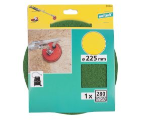 1 fieltro abrasivo adhesivo, grano 280 Ø 225 mm