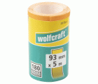 1 rollo de papel abrasivo de grano Grano 180, 5 m x 93 mm