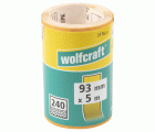 1 rollo de papel abrasivo de grano Grano 240, 5 m x 93 mm