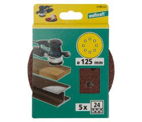 Discos autoadherentes de lijar para madera/metal, Ø 125 mm