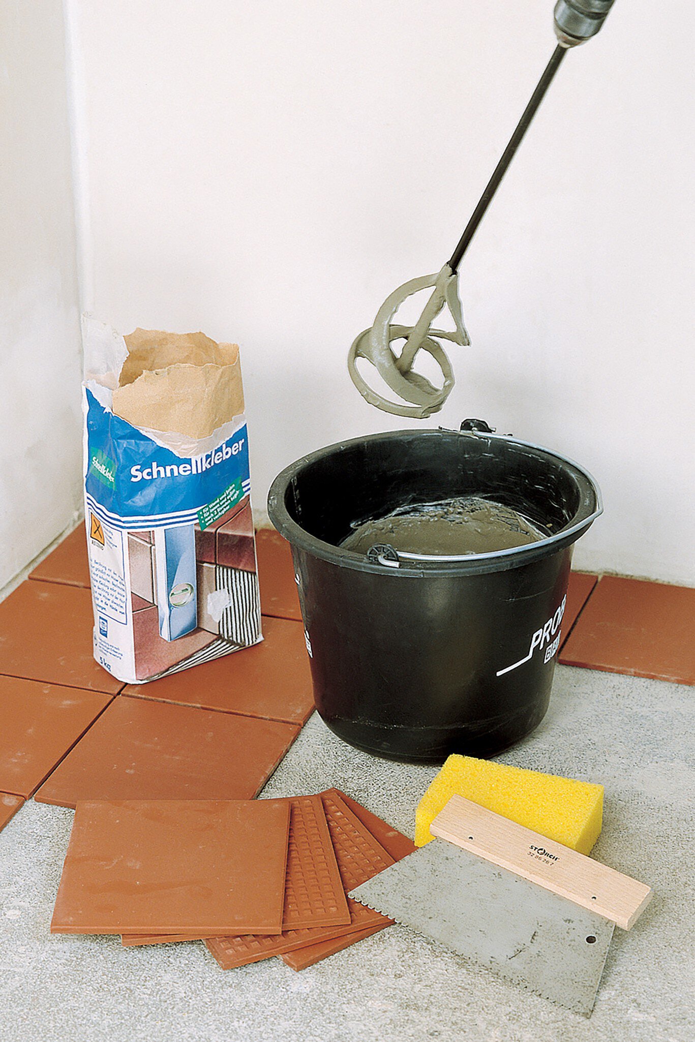 1 mezclador para pintura y mortero Ø 85 x 400 mm