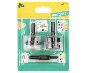 1 juego universal de fresas 3259+61+62+vástago