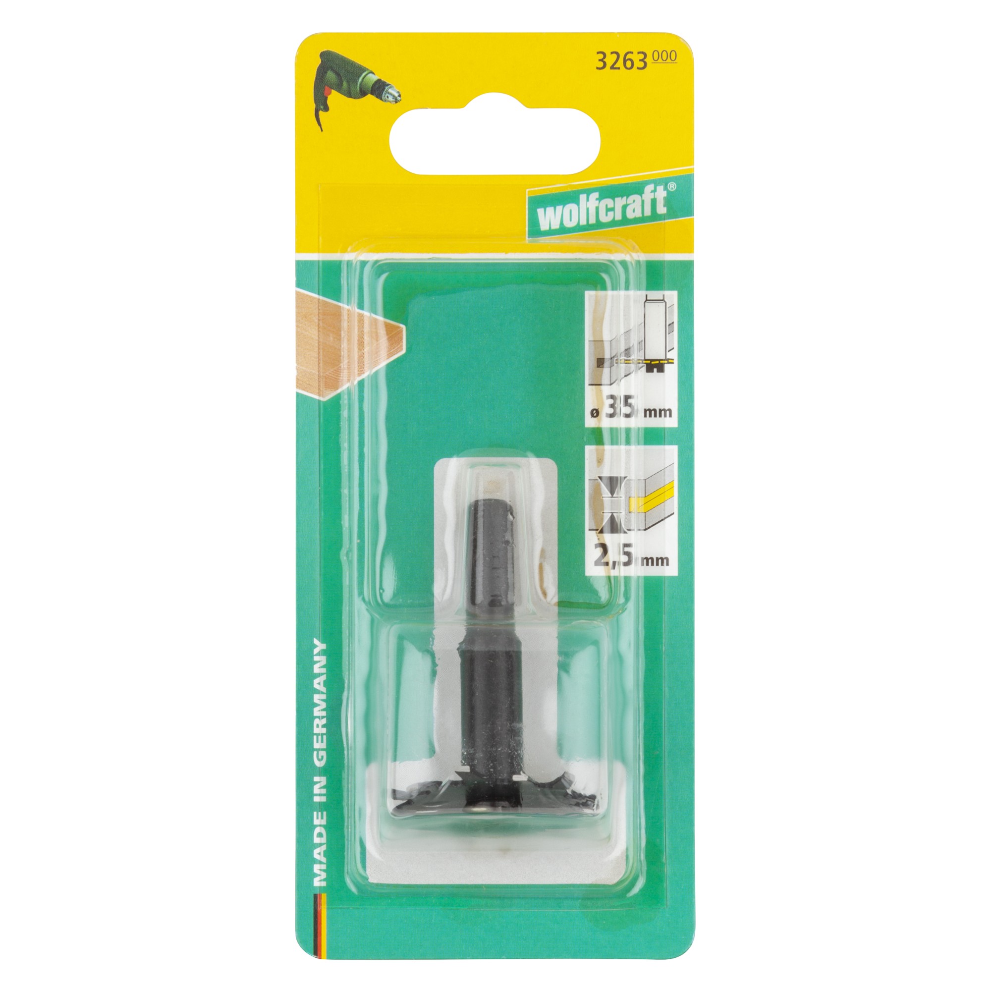 1 fresa ranuradora WS ø35x2,5mm