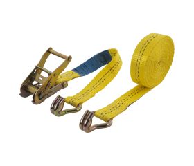 1 cincha con carraca y gancho de 2000 kg/6 m