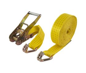 1 cincha con carraca y gancho de 4000 kg/8 m