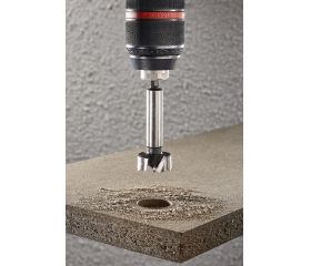 Broca Forstner, vástago hexagonal