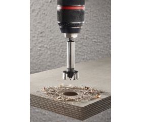 Broca Forstner, vástago hexagonal