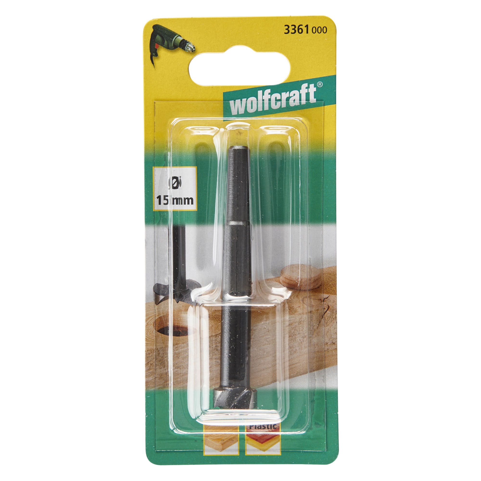 1 broca de cazoleta WS Ø 15 x 90 mm