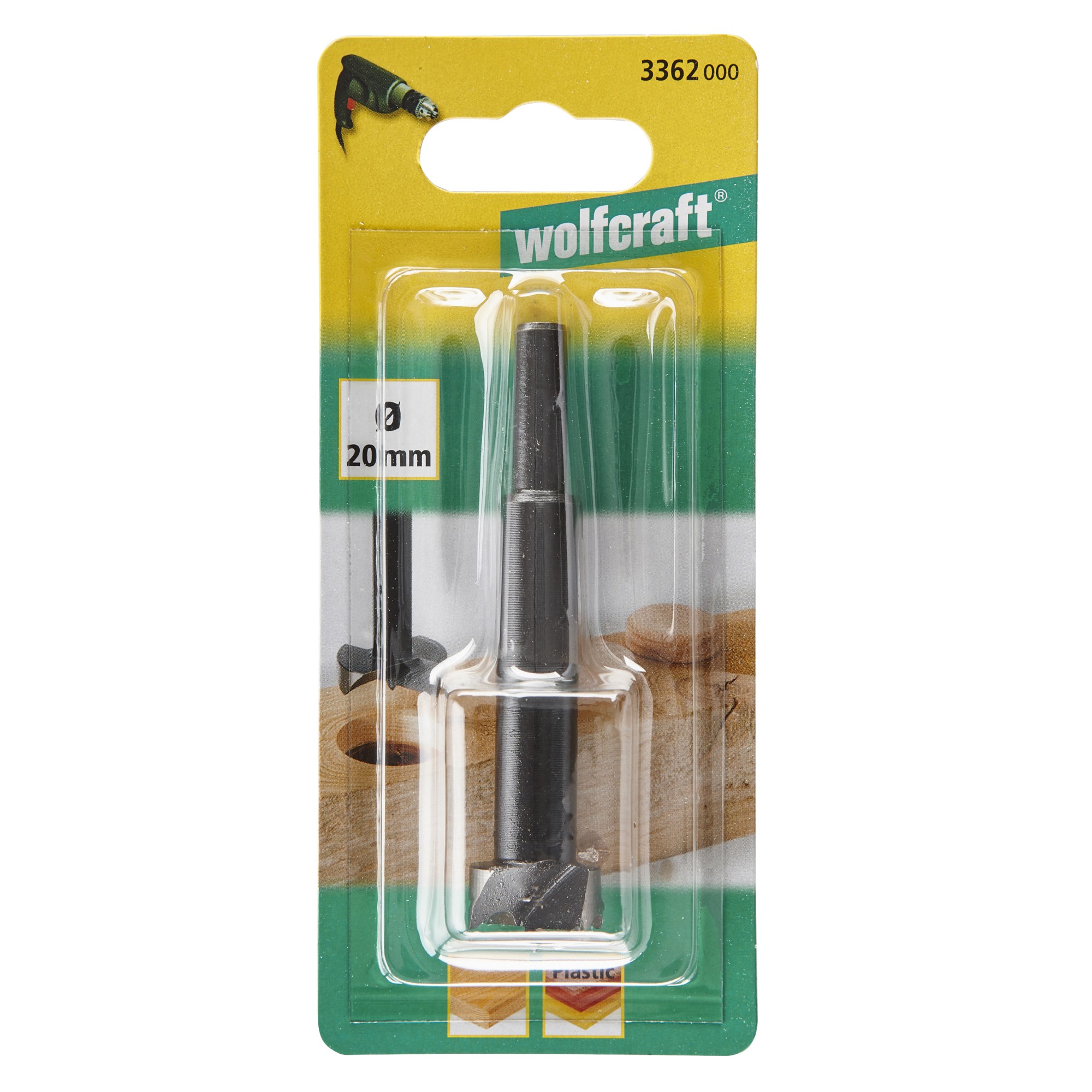 1 broca de cazoleta WS Ø 20 x 90 mm