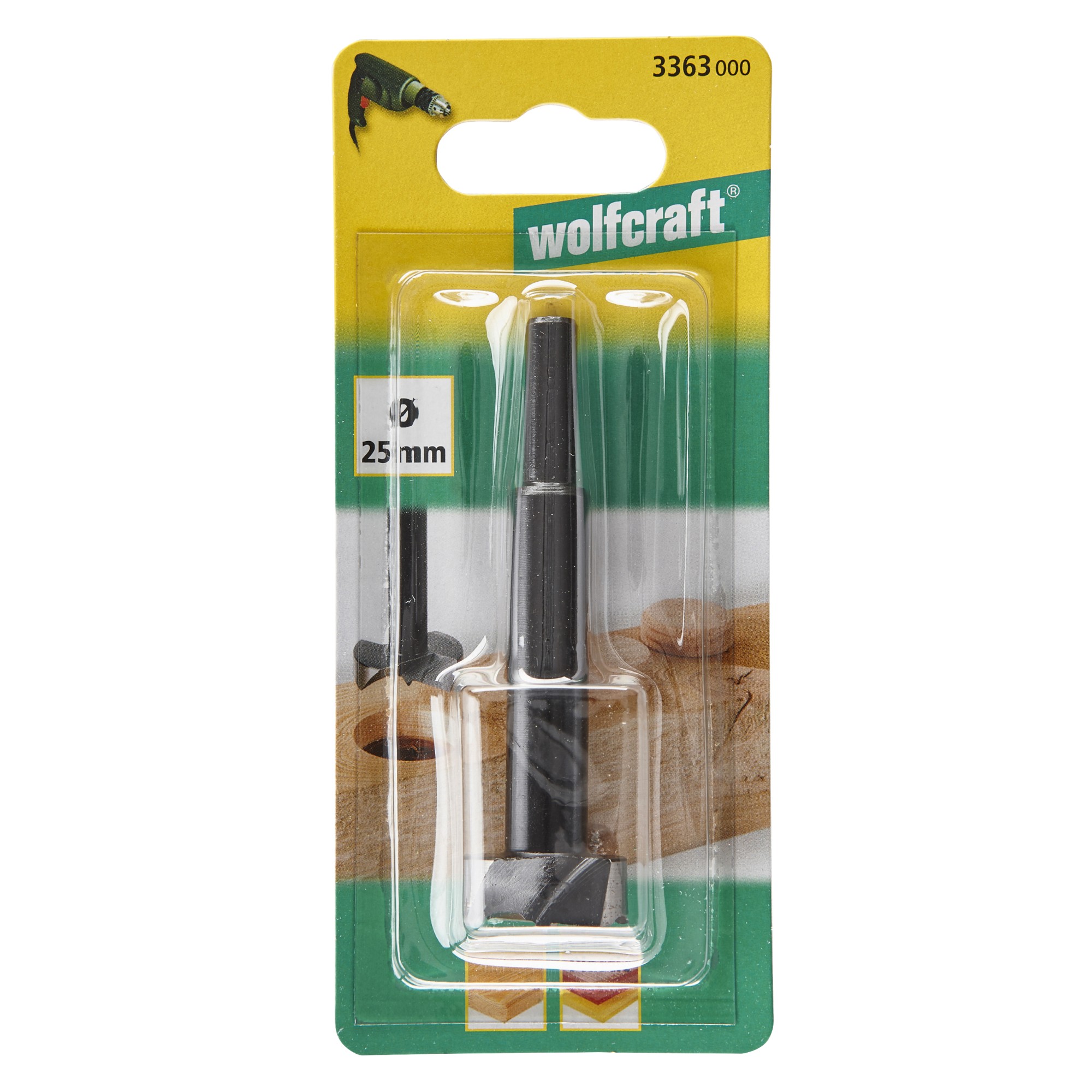 1 broca de cazoleta WS Ø 25 x 90 mm