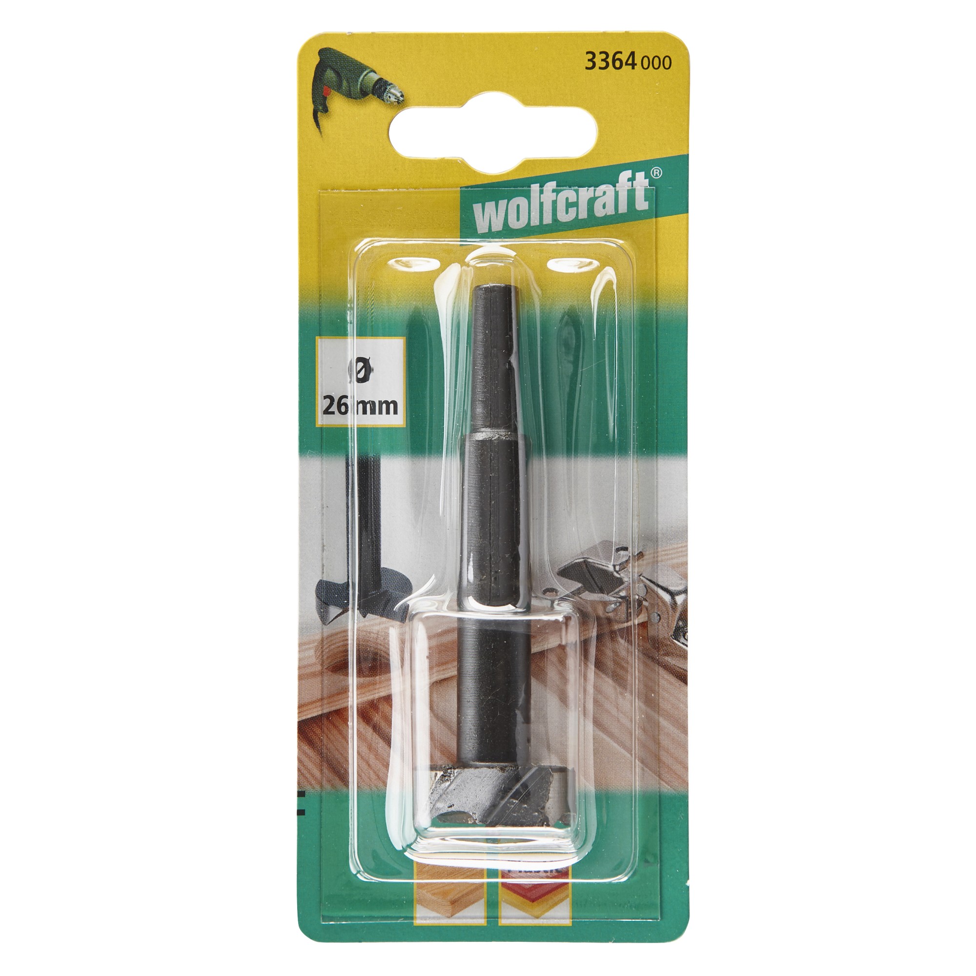 1 broca de cazoleta WS Ø 26 x 90 mm