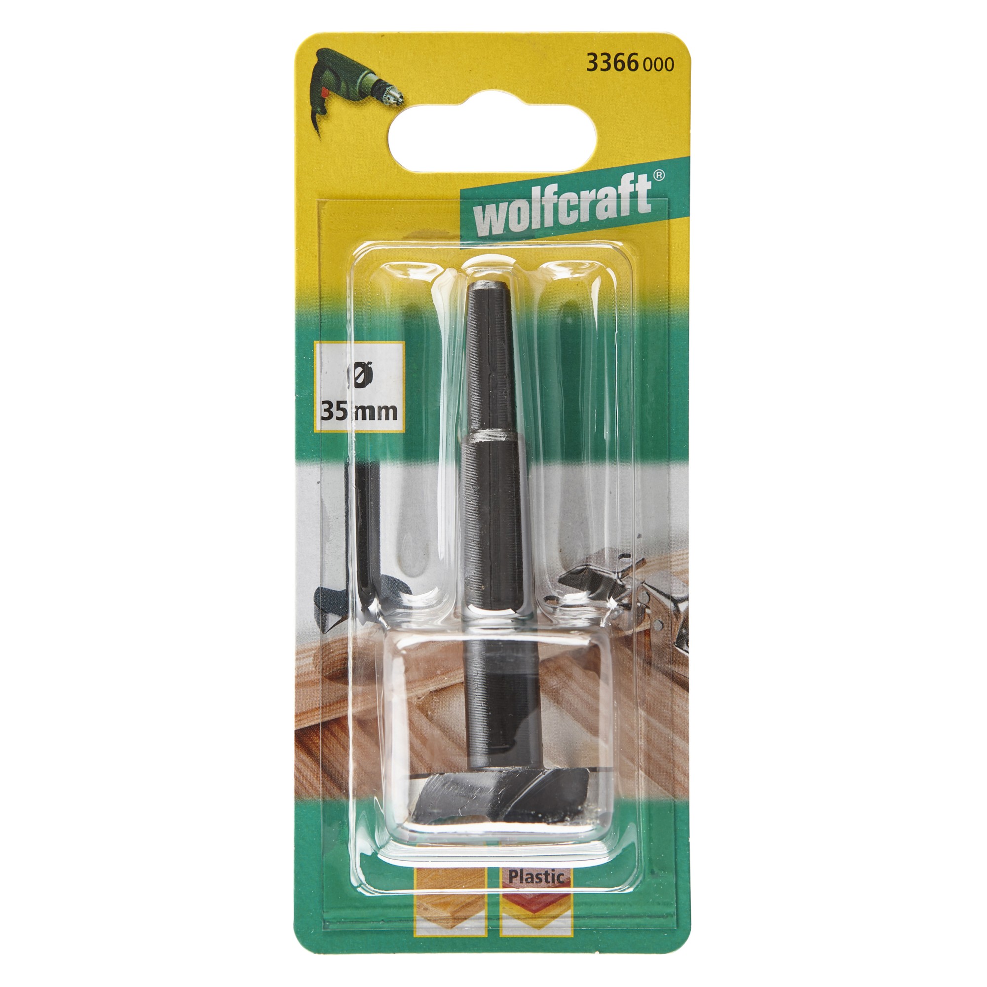 1 broca de cazoleta WS Ø 35 x 90 mm