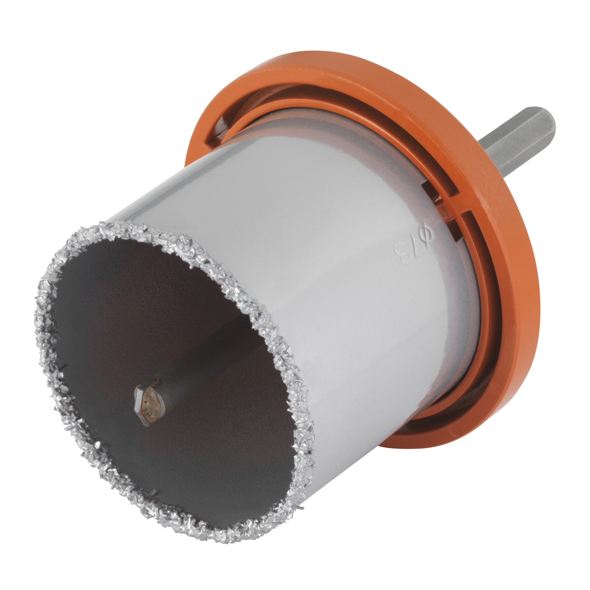 1 sierra de corona de perforación recubierta de carburo de tungsteno ø 73 mm