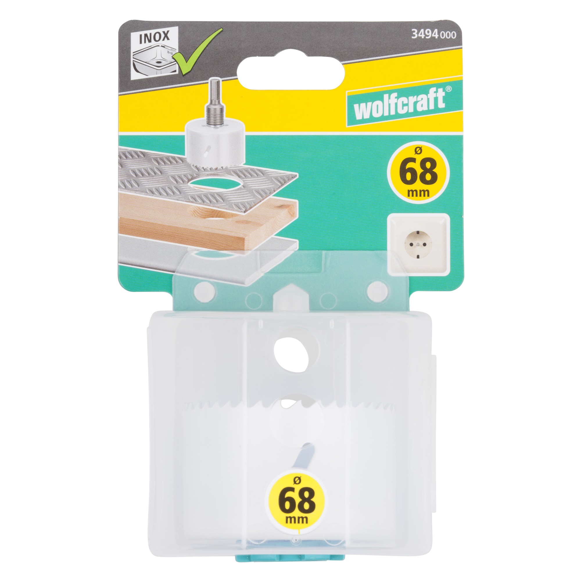 1 sierra de corona BiM ø 68 mm