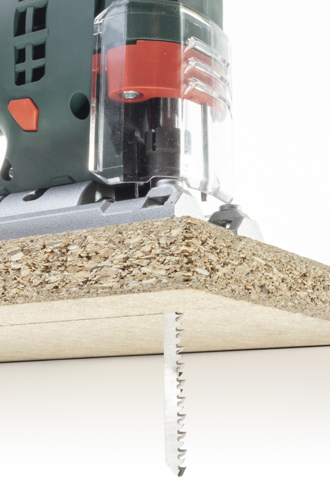 Hojas de sierra de calar HCS, vástago en T, madera, corte limpio