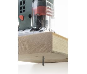 Hojas de sierra de calar HCS, vástago en T, madera, corte curvo rápido y basto