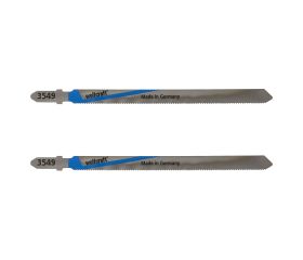 Hojas de sierra de calar HSS; vástago en T; chapa de acero, metal no férreo