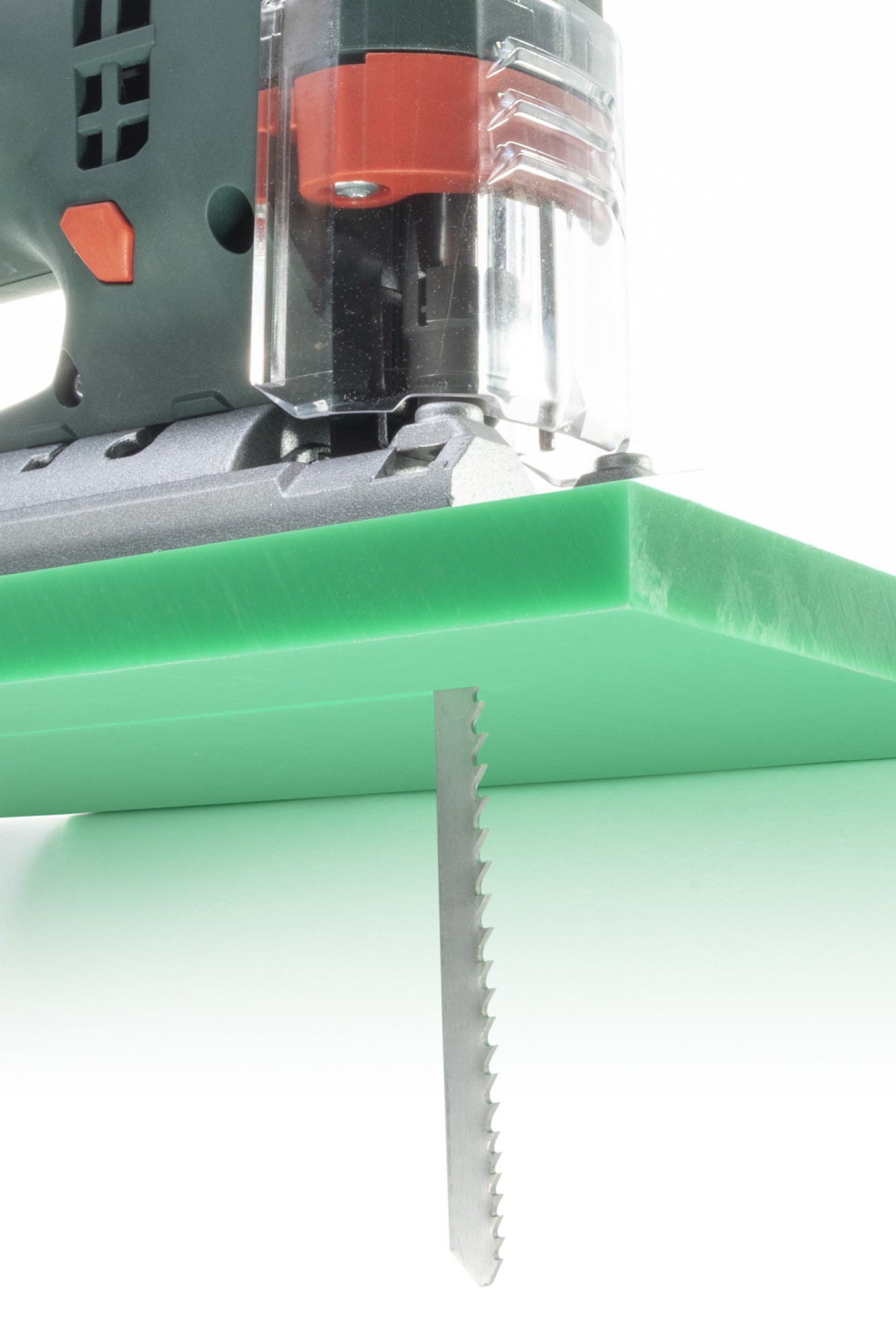 Hojas de sierra de calar BiM; vástago en T; metal, madera, plástico; corte basto