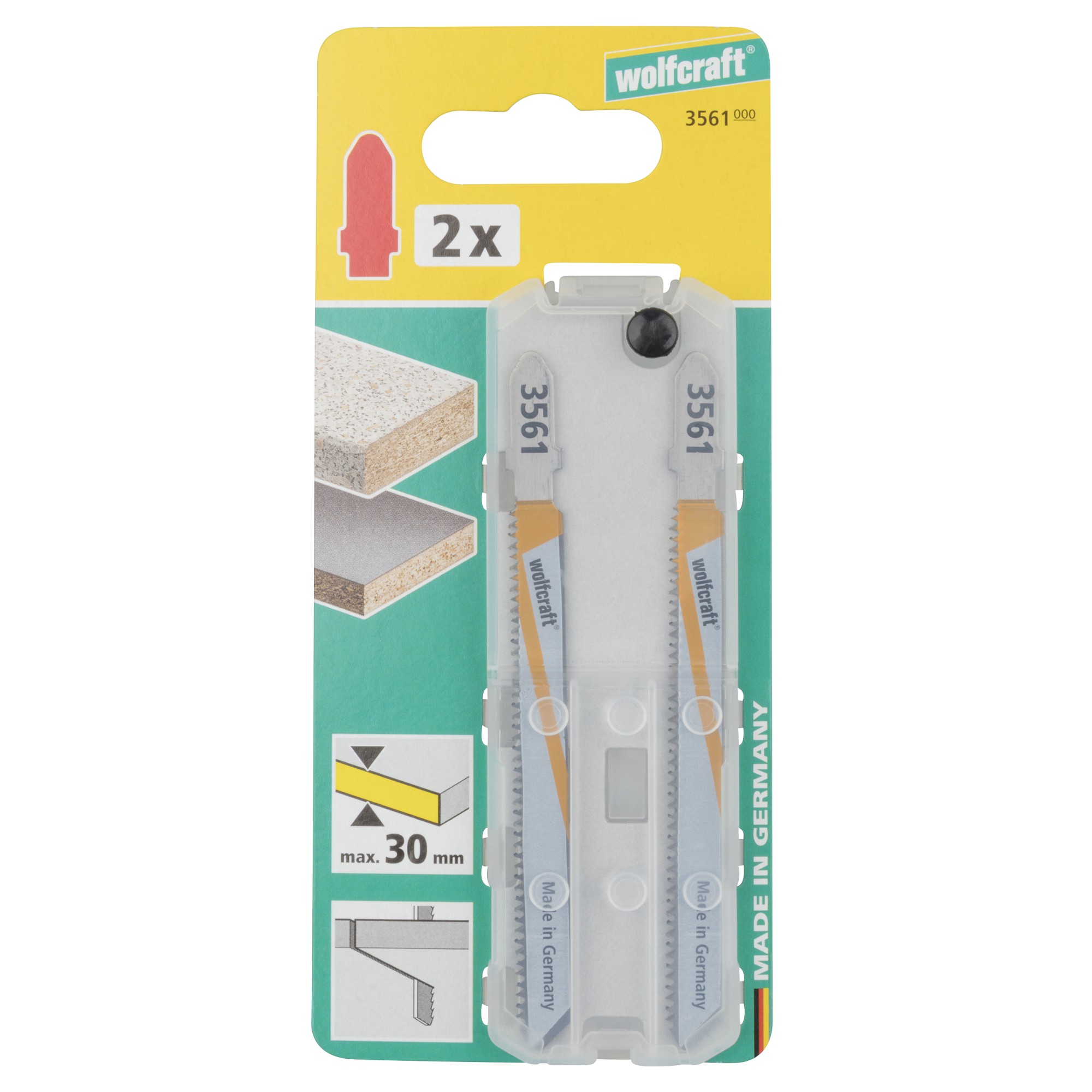 2 hojas de sierra de calar BiM L=100 mm, vástago en T