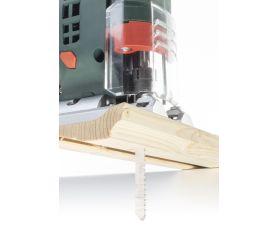 Hojas de sierra de calar BiM, vástago en T, madera y plástico, corte limpio