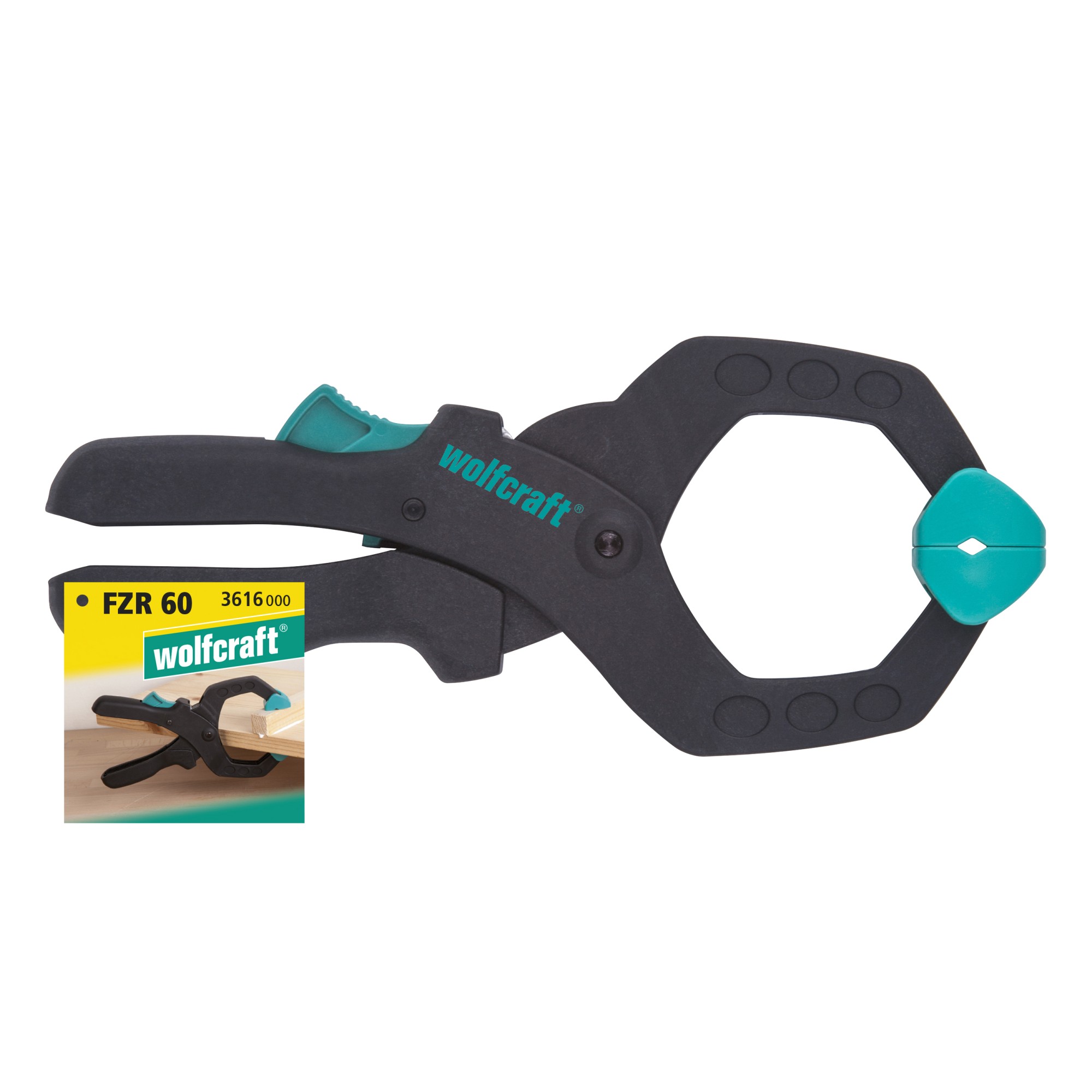 1 pinza de carraca FZR de 60 mm