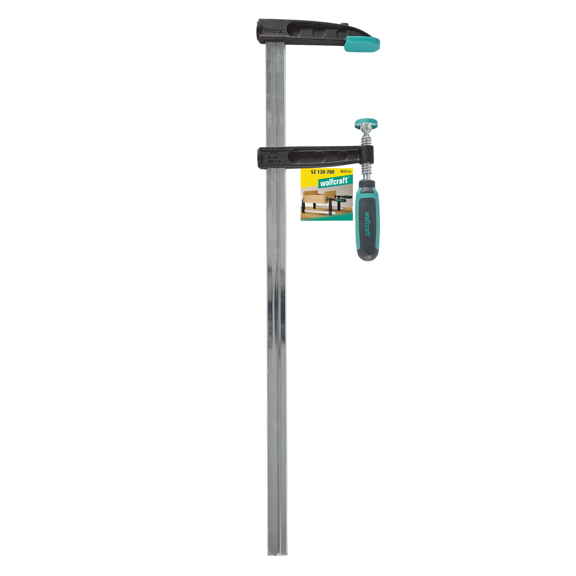 1 sargento de tornillo SZ 120/700 mm