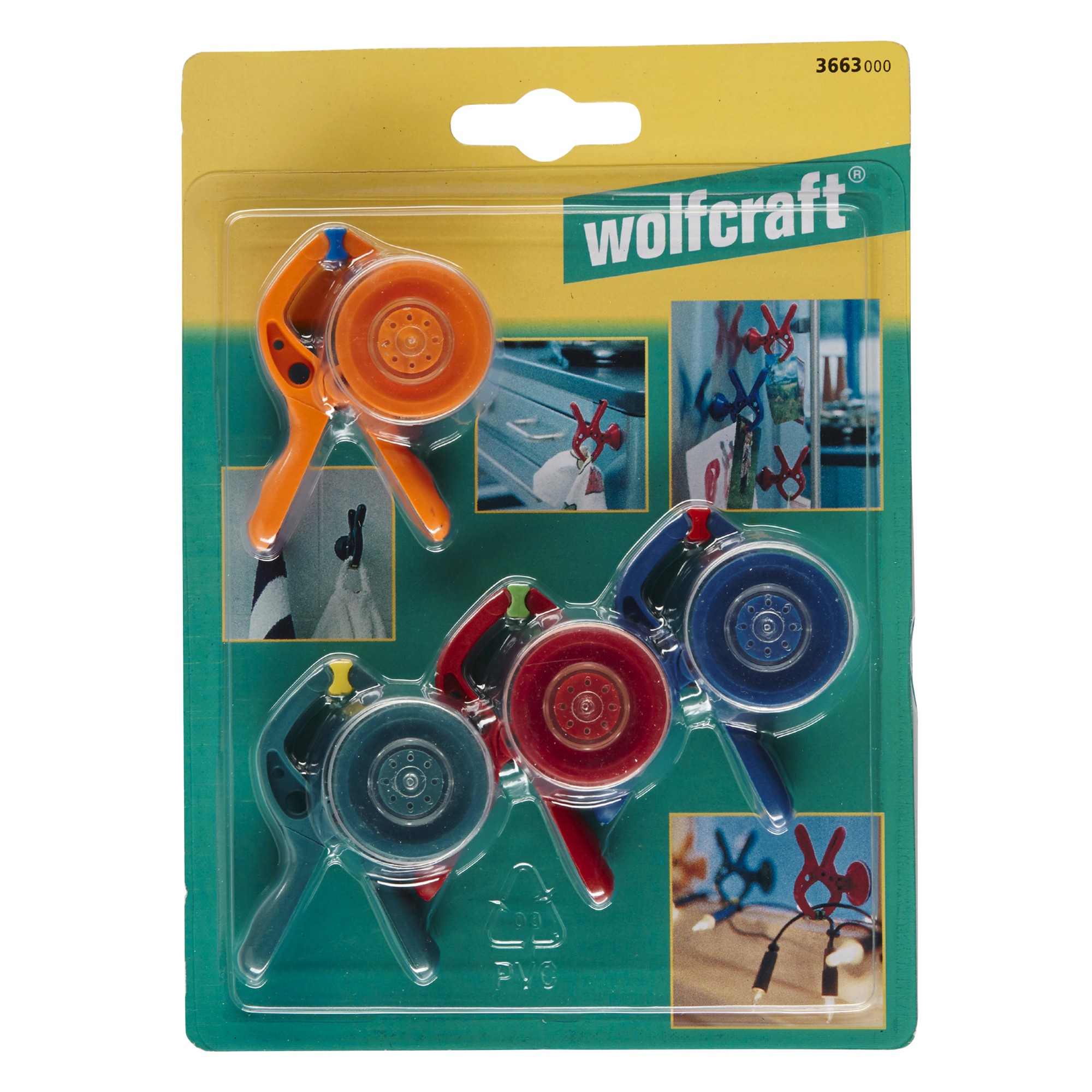 1 juego de mini-pinzas con resorte microfix S, 4 piezas