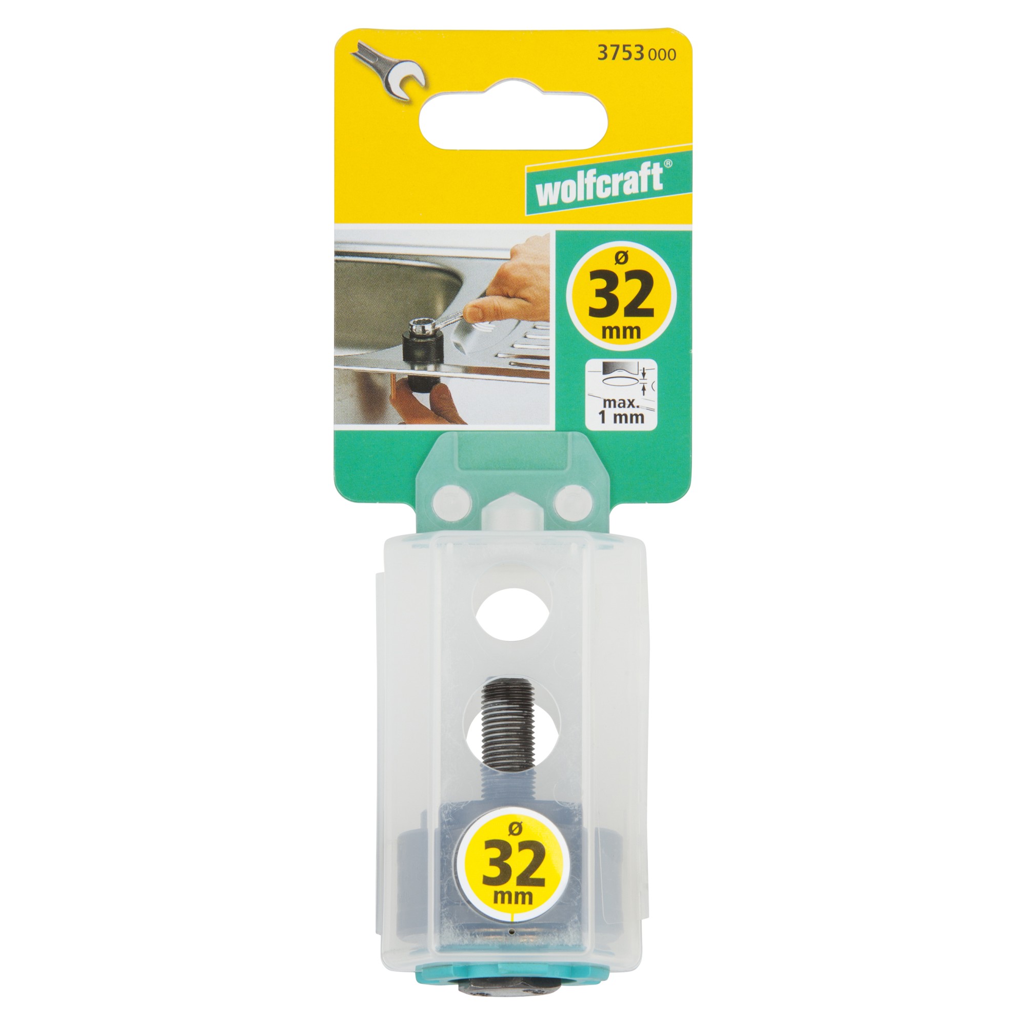 1 sierra de corona para acero inoxidable de Ø 32 mm (1 1/4ˮ)