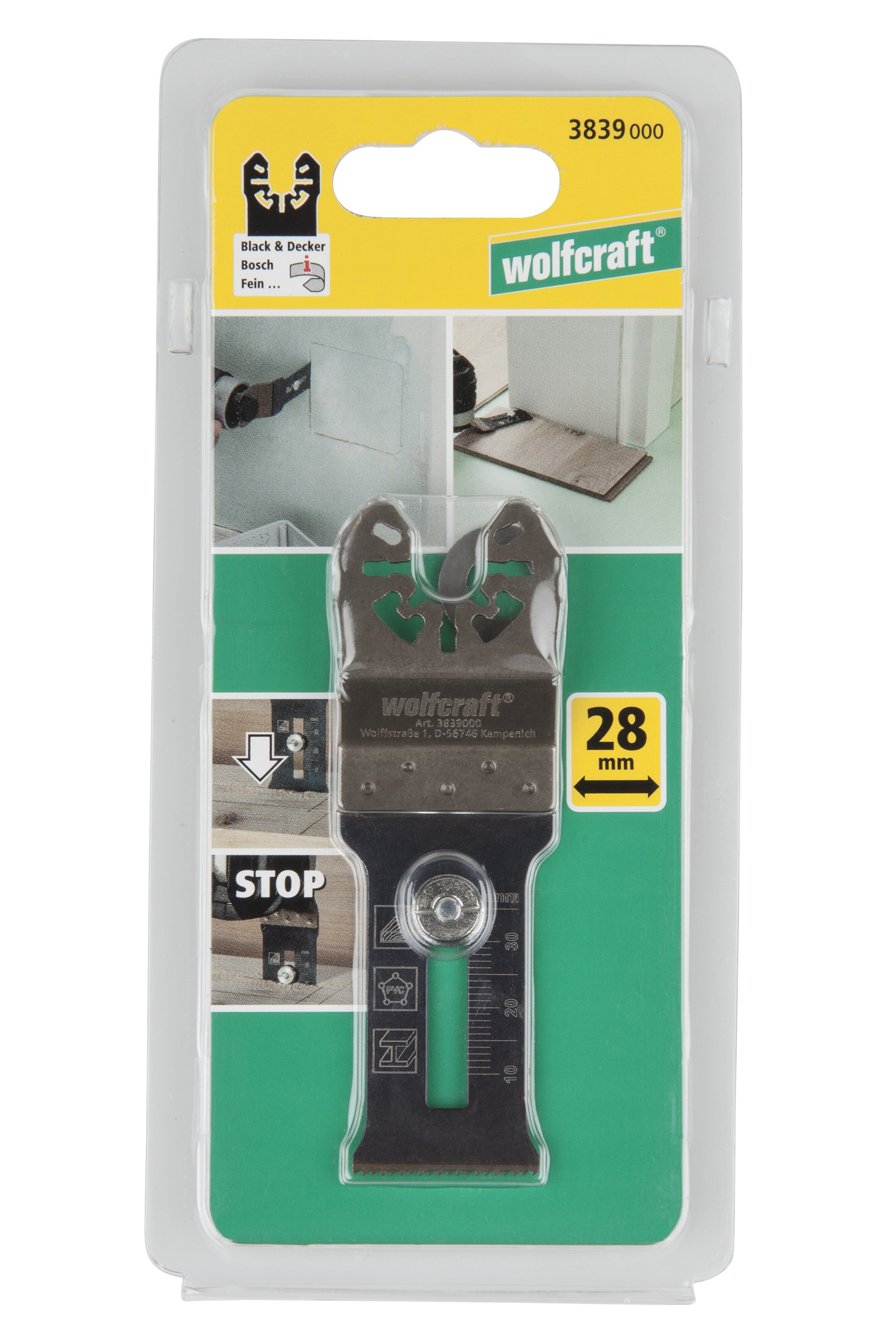 1 sierra de inmersión + tope de profundidad PRO BiM 28