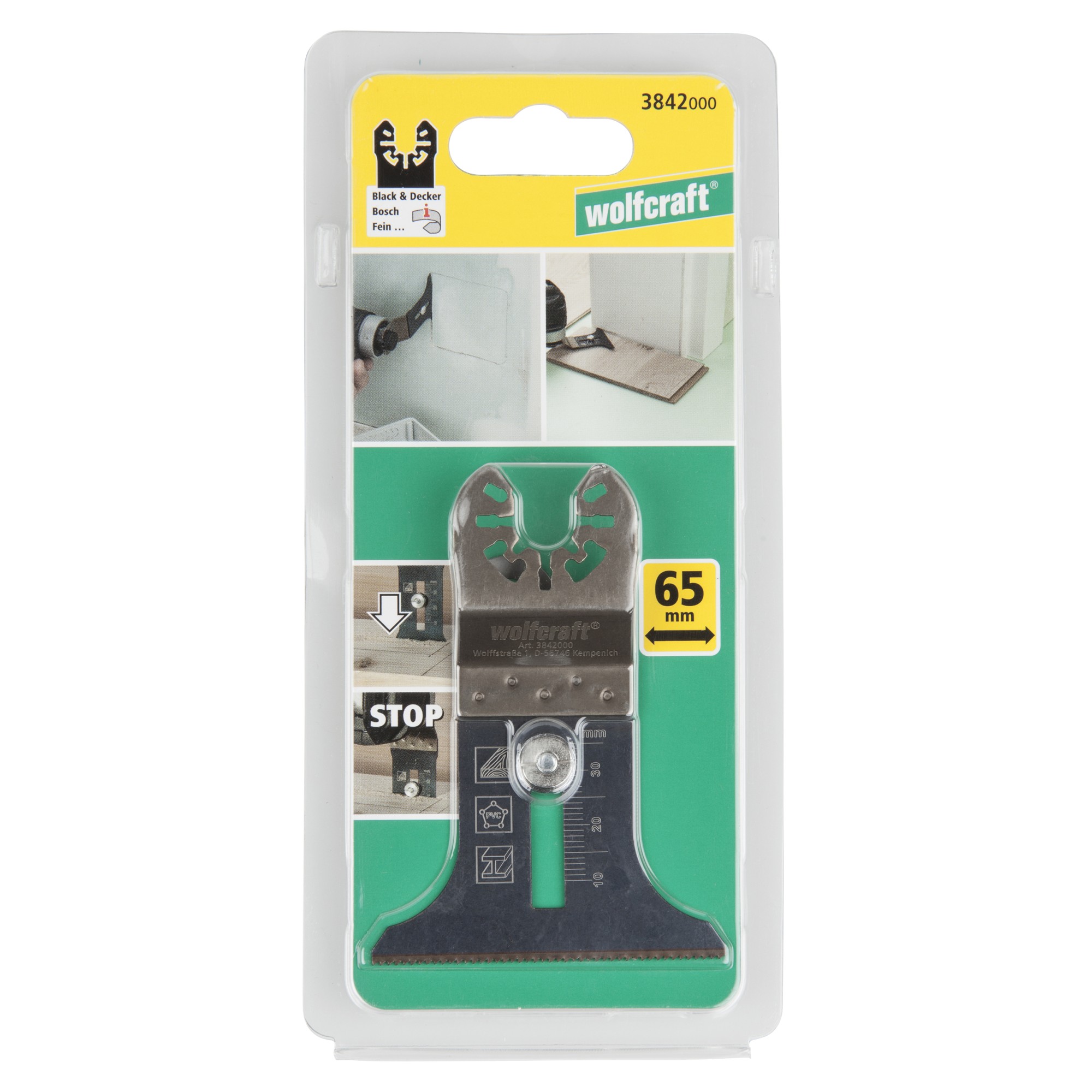 1 sierra de inmersión + tope de profundidad PRO BiM 65