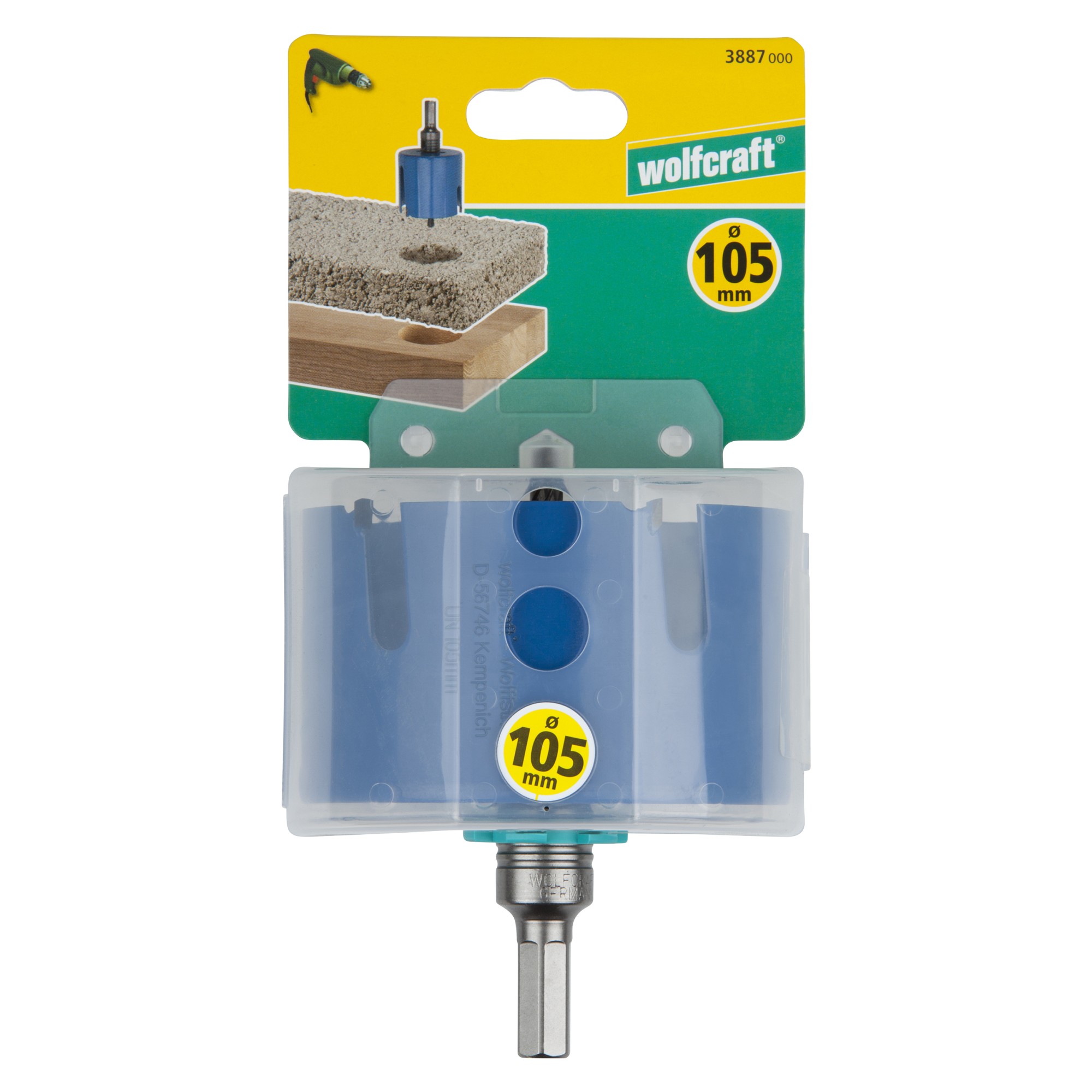 1 sierra de corona universal CT ø 105 mm