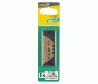 5 cuchillas trapezoidales profesionales TiN de 0,65 x 52 mm