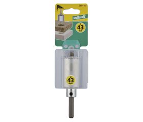 1 corona de perforación CT con vástago y broca ø 43 mm