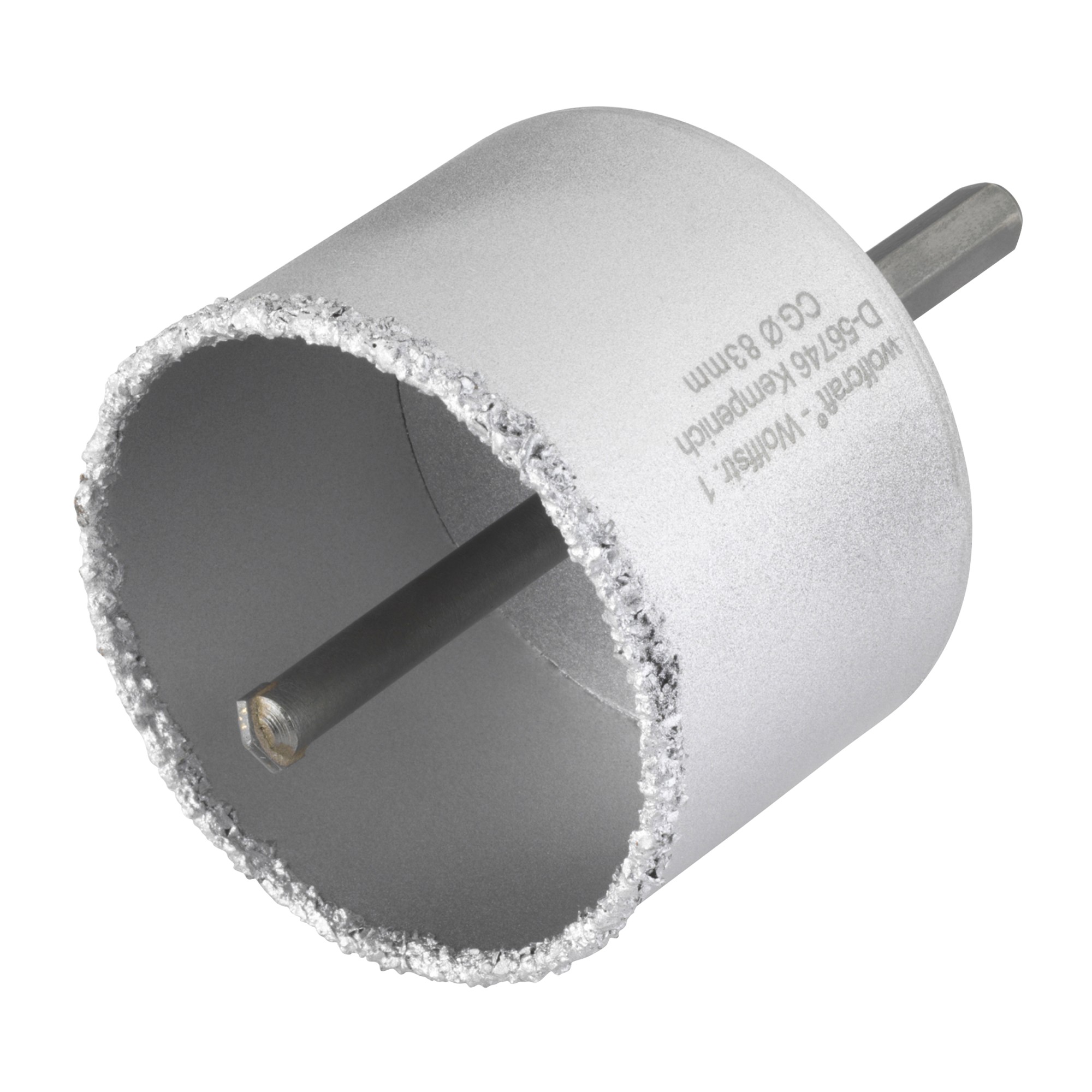 1 corona de perforación CT con vástago y broca ø 83 mm