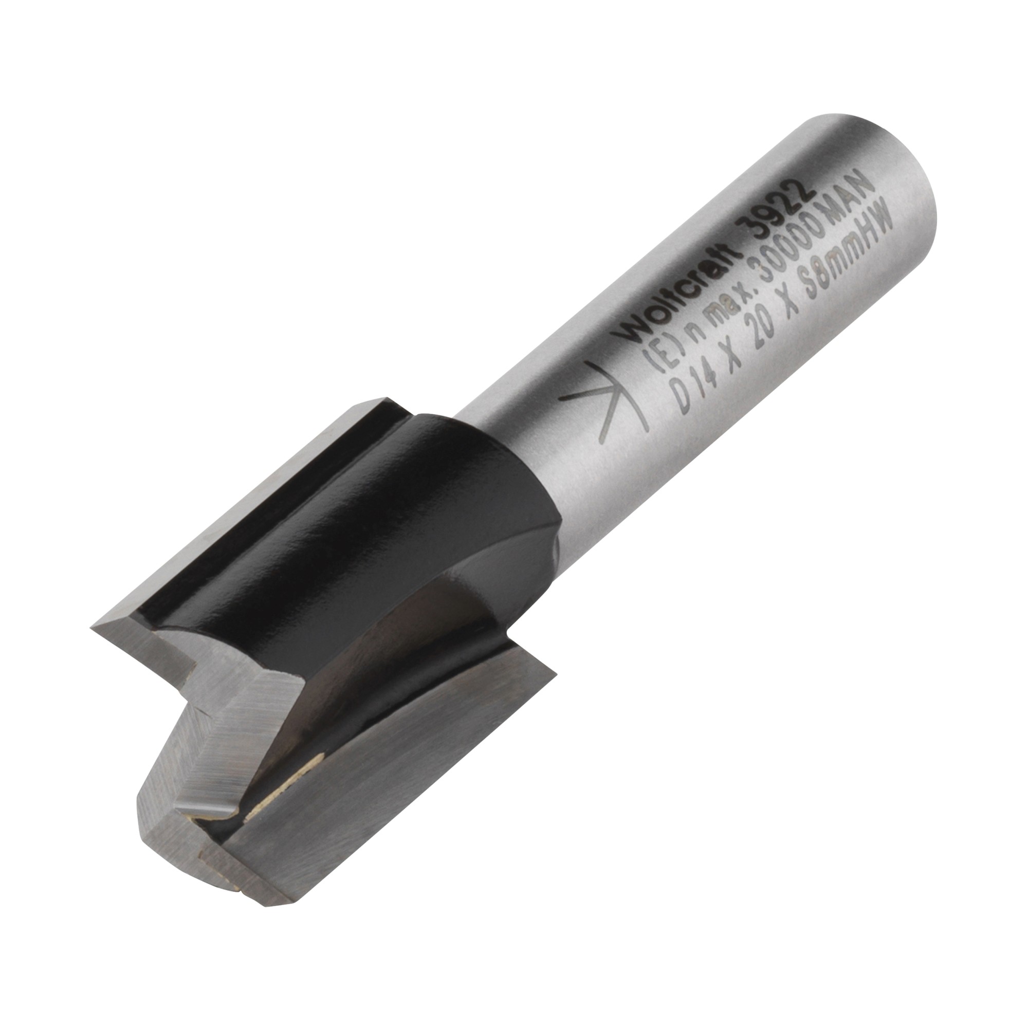 1 fresa de ranuras CT vástago=8mm ø14x20mm