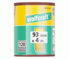 1 rollo de papel abrasivo adhesivo, grano 120, 4 m x 93 mm