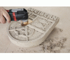 Plato abrasivo "PRO" recubierto de carburo de tungsteno, enganche universal, hormigón, piedra