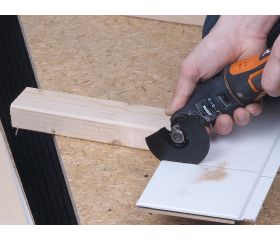 Sierra de inmersión ˮPROˮ BiM, enganche universal, laminado, entarimado, metal no férreo