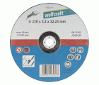 1 disco para cortar metales con el centro rebajado ø 230x3,2x22,2 mm