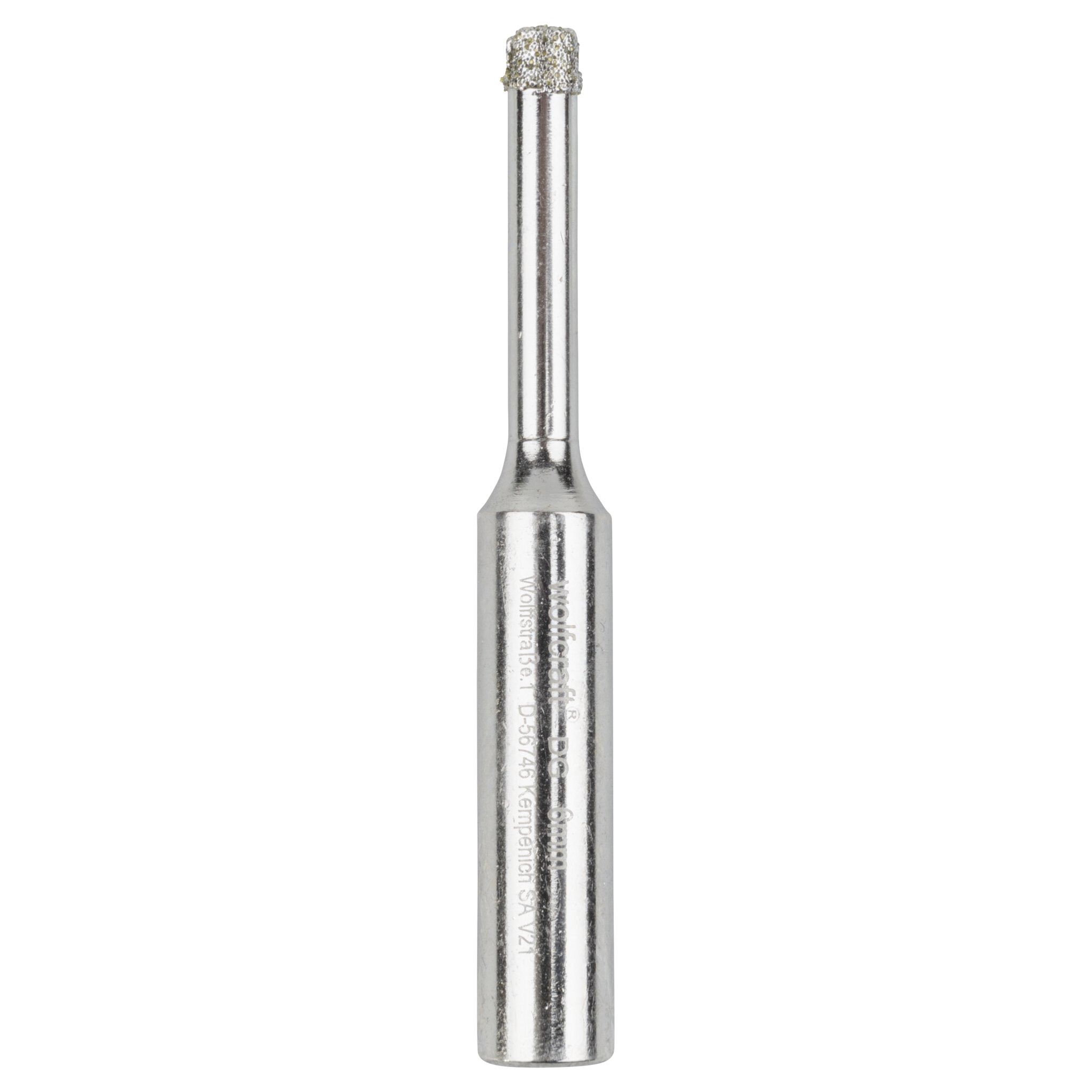 1 broca de perforación de diamante con vástago ø 6 mm