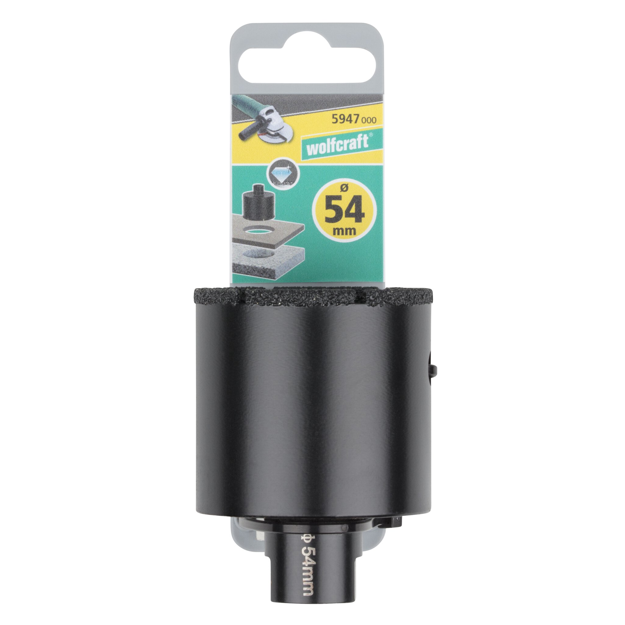 1 broca de perforación de diamante para amoladora angular ø 54 mm