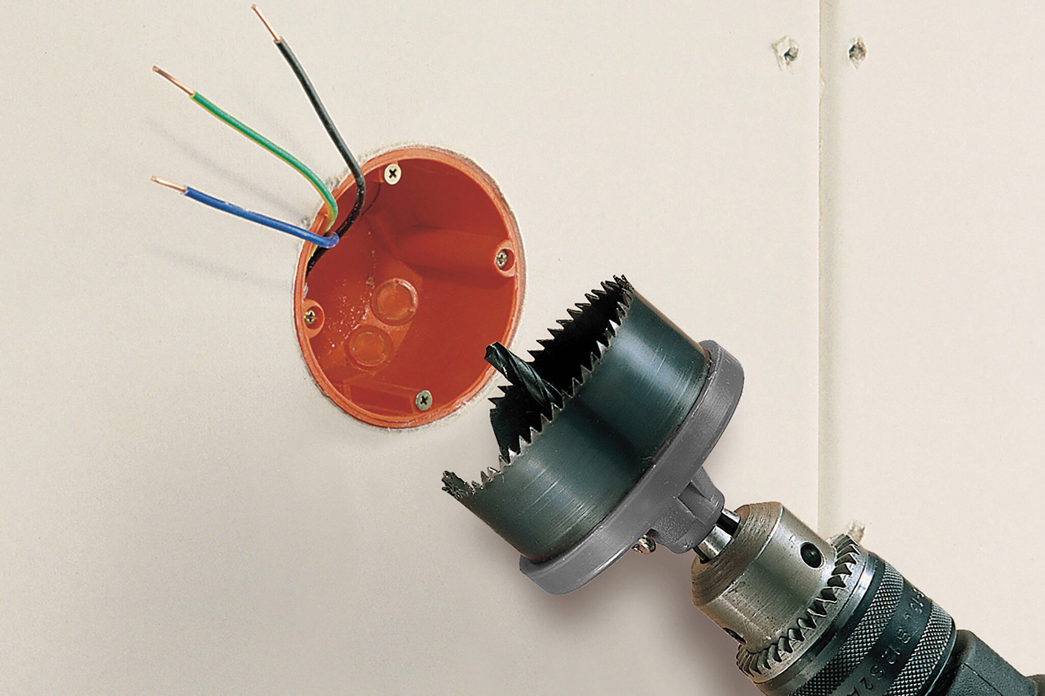 1 sierra de corona standard de Ø 68, 74, 80, 90, 100 mm