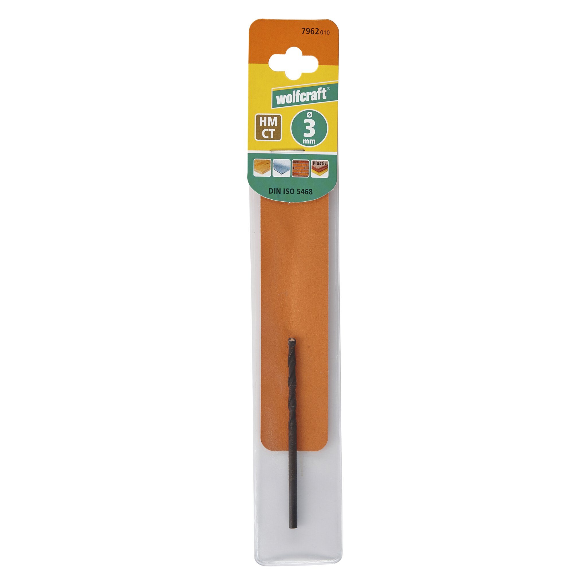 1 broca universal CT Ø 3 mm