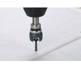 Portapuntas con tope de profundidad para trabajos de interior