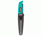 Cuchillo de exterior con cuchilla dentada y estuche