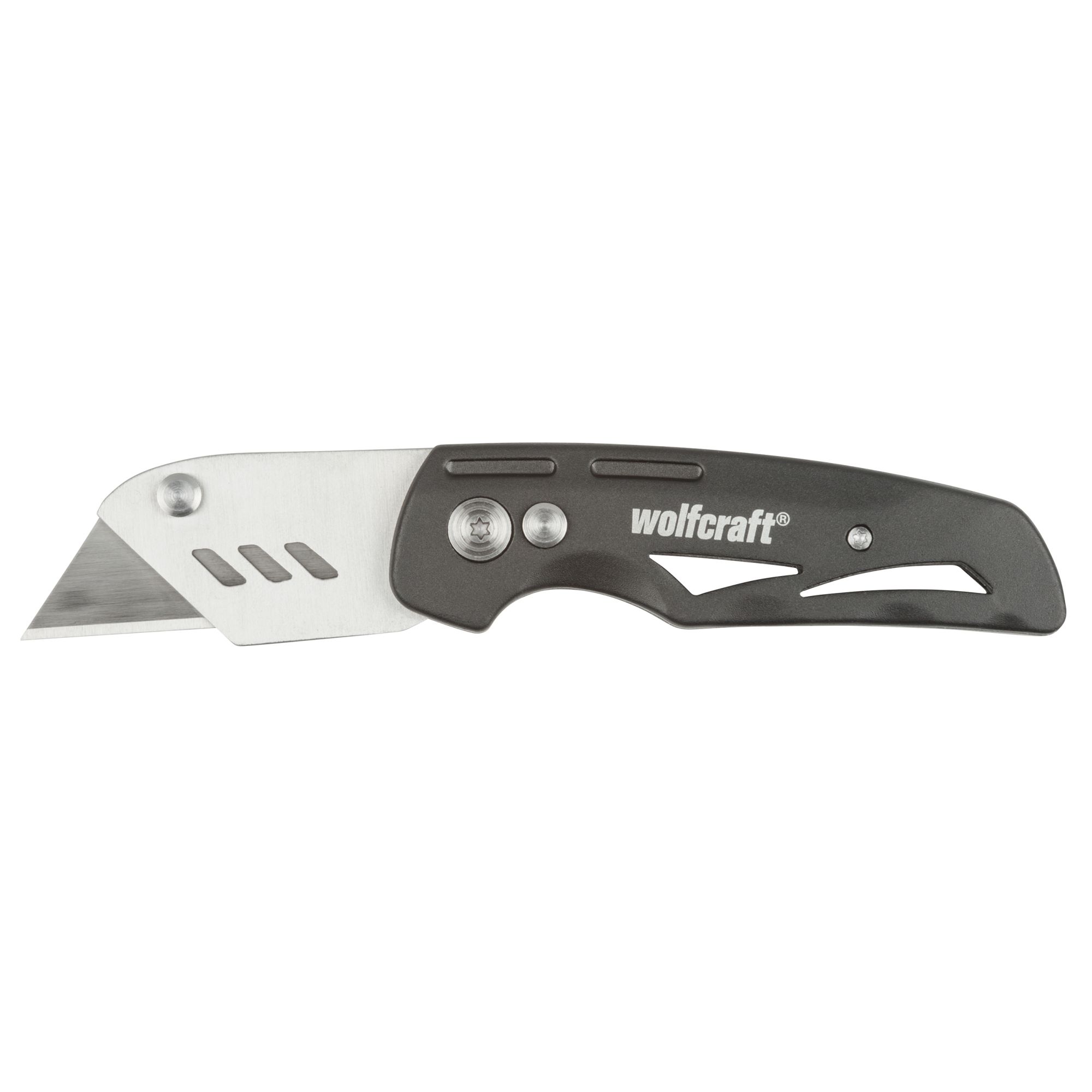 Cutter profesional con cuchilla trapezoidal Wolfcraft . Ergonómico y  duradero