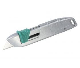 Cúter de seguridad de metal con cuchilla trapezoidal