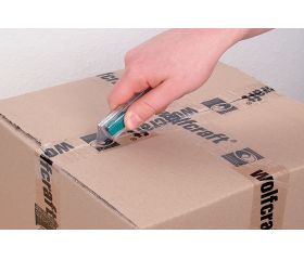 Cúter de seguridad de plástico con cuchilla trapezoidal